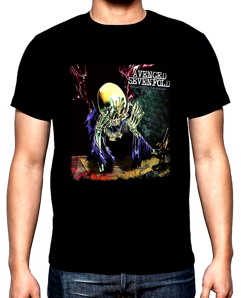 T-SHIRTS Avenged sevenfold, Diamonds in the rough, 2, men's t-shirt, 100% cotton, S to 5XL